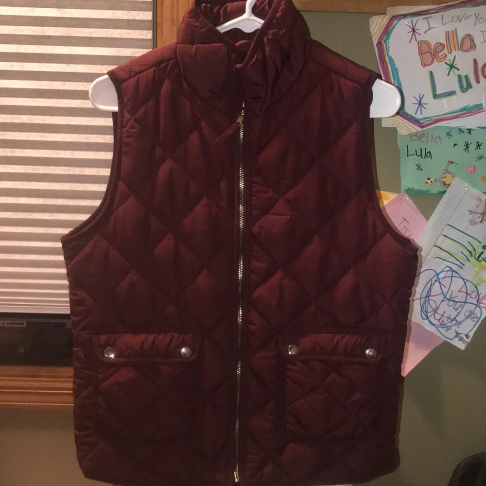Maroon vest